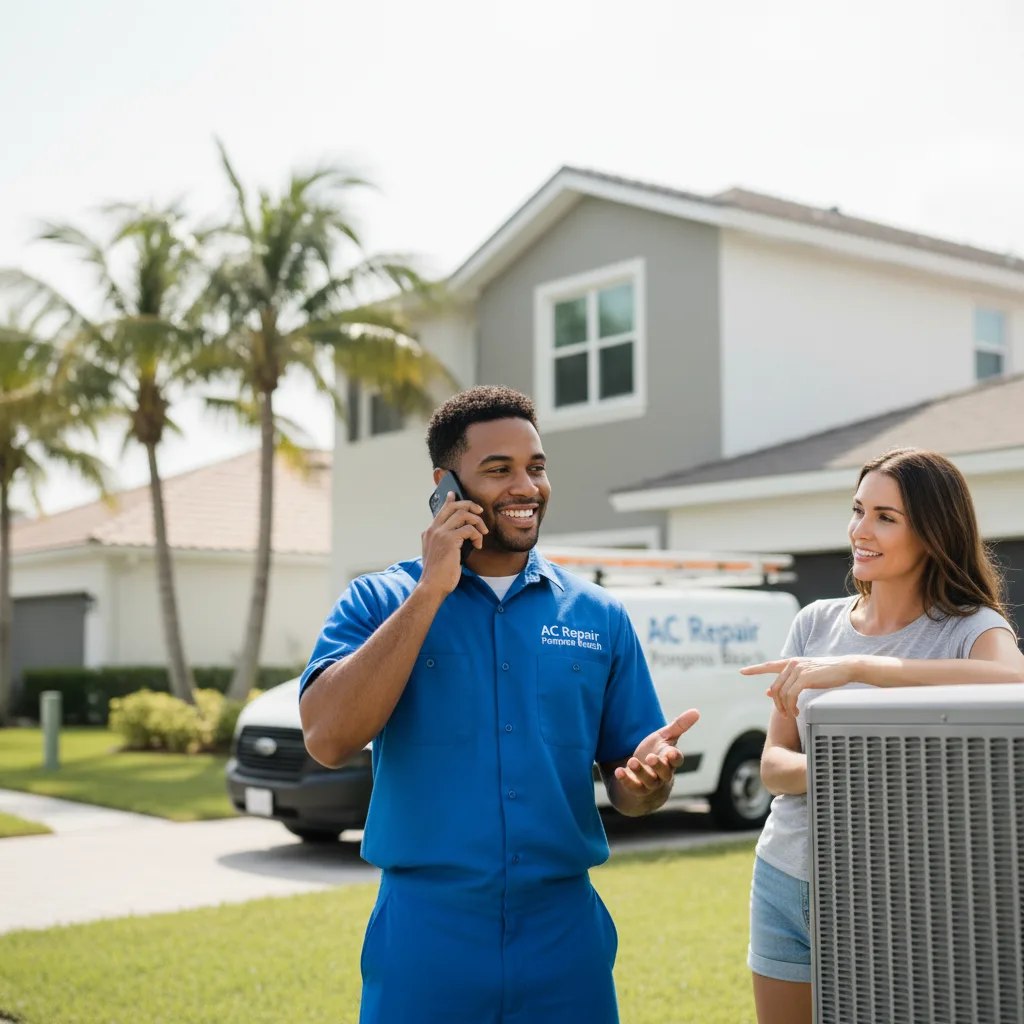 AC Repair Pompano Beach customer support in Thornwood